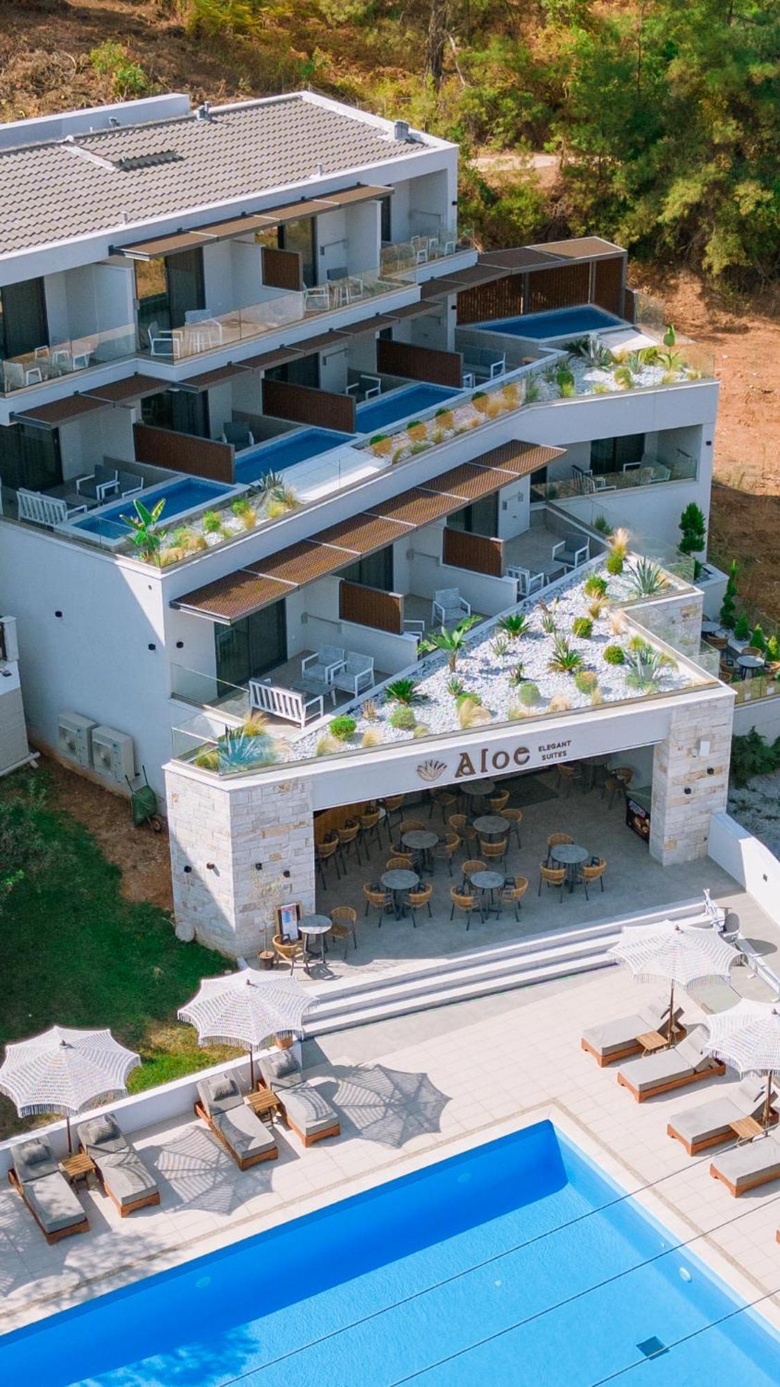 Aloe Elegant Suites Skála Potamiás Eksteriør bilde